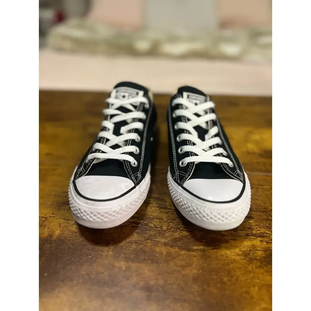Converse Black and White Low Top Sneakers - Picture 2 of 9